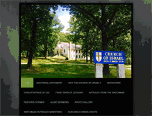 Tablet Screenshot of churchofisrael.org